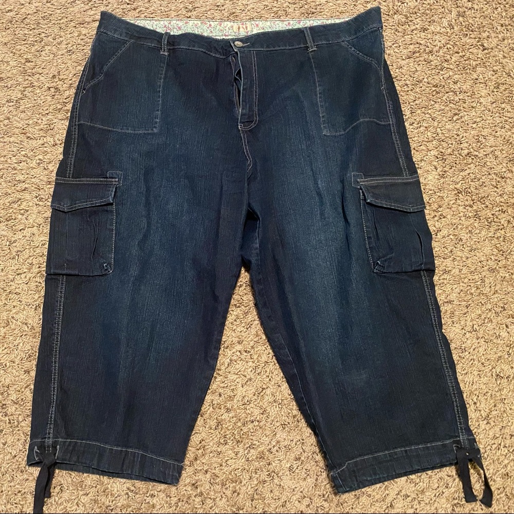 Northcrest Women’s Plus Denim Shorts 24W NWOT